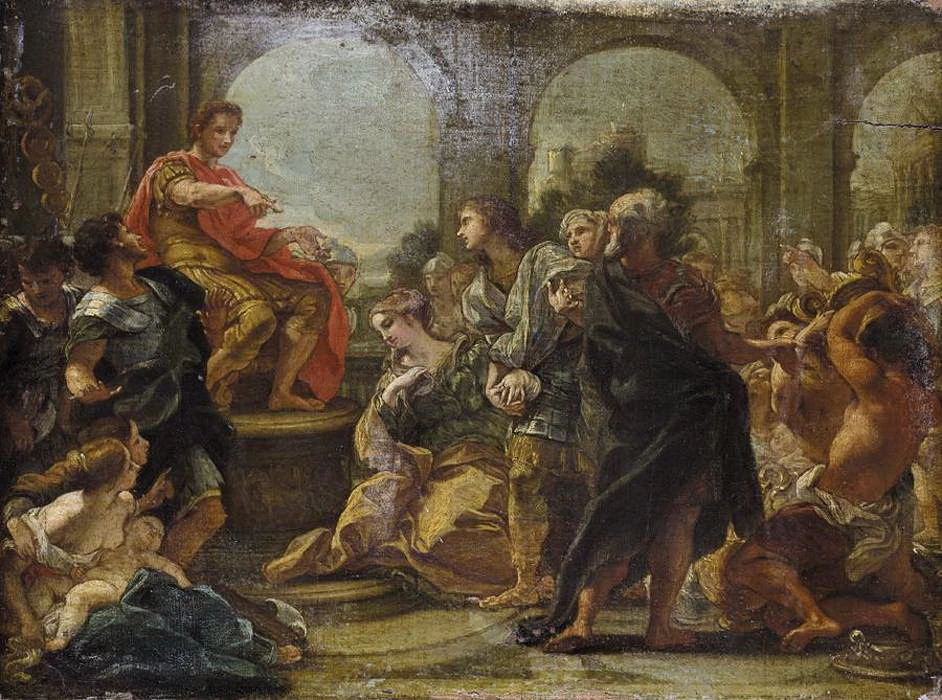 La continenza di Scipione - G.Battista Gaulli, il Baciccio